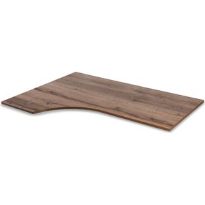 Tafelblad 180 x 120/80 cm Wing model Kasteel Eiken | 2,5 cm dik | Verkrijgbaar in 5 kleuren | Melamine spaanplaat