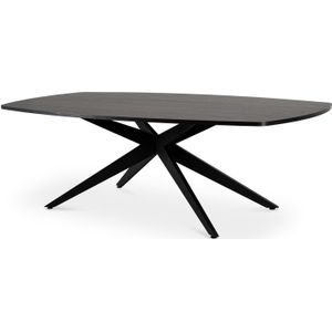 Vergadertafel Williamsburg Deens ovaal 240 x 120 cm | Spinpoot design | Deens ovaal blad | 74 cm hoog