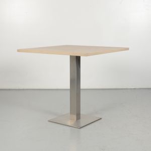 Kantinetafel Solidesk 80 x 80 cm bladkleur naar keuze | Bladkleur naar keuze | Compact model | Kolomvoet