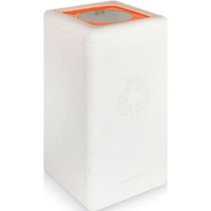 Circulaire Plasticbak Brickbin 65 liter Wit | Afvalbak | 65 liter | opening