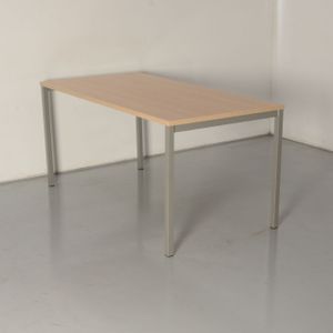 Vepa kantinetafel, eiken napoli blad, 160 x 80 cm, vaste hoogte onderstel | Vaste hoogte onderstel