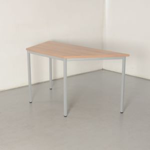 Solidesk kantinetafel, kersen havanna blad, 160/80 x 69 cm, vaste hoogte onderstel. |