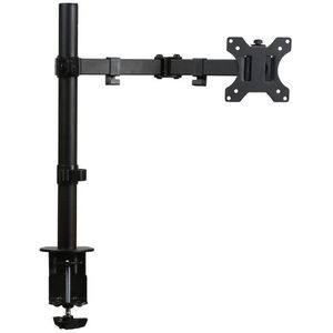 Monitorarm Focus Single Zwart | Geschikt voor 1 scherm | Voor tot 27° schermen | kop is 360° te roteren