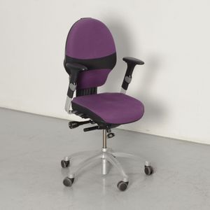 RH Extend 100 bureaustoel, paars / zwart, 3D armleggers |