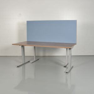 Scheidingswand Nyink Blauw 130 x 180 cm | Gestoffeerd | Staand model