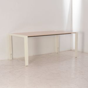 Zit-zit bureau Aspa 180 x 90 cm | Hoogte instelbaar | Zit-zit | 4-poot onderstel