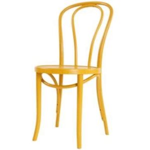 Fameg Vienna Thonet No. 18 Eetkamerstoel - Hout - Design - Bistrostoel - Geel