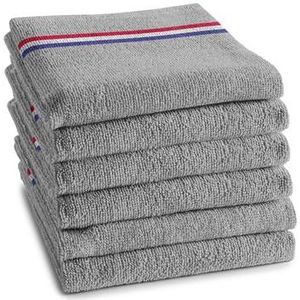 DDDDD keukendoek Dutch Mill - 50x55 cm - Grey - 6 stuks