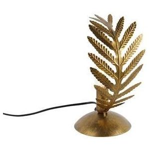 QAZQA Vintage tafellamp goud 12,5 cm - Botanica