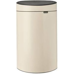 Brabantia Touch Bin afvalemmer 40 Liter - Soft Beige