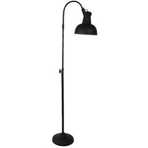 Clayre & Eef Vloerlamp 59x27x189 cm Zwart Ijzer Staande Lamp