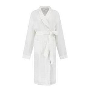 Yumeko kimono badjas gewassen linnen wafel pure white s