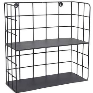 LOFT42 Racky Wandrek Vierkant Zwart - Metaal - 42x42x17