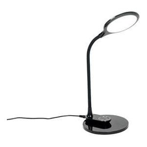 QAZQA Tafel- en wandlamp zwart incl. LED met touch dimmer- Joni