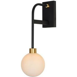 Lucide Berend wandlamp zwart 39cm