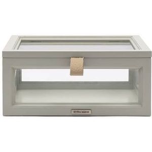 Riviera Maison Vitrine box Beige - The Metropolitan - Hout, Glas