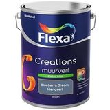 Flexa Creations - Muurverf Extra Mat - Blueberry Dream - 5 liter