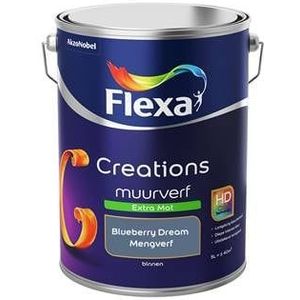 Flexa Creations - Muurverf Extra Mat - Blueberry Dream - 5 liter