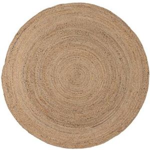 WOOOD Ross Vloerkleed - Jute - Naturel - 1x150x150