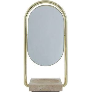 AYTM Angui spiegel goud tafelspiegel ovaal