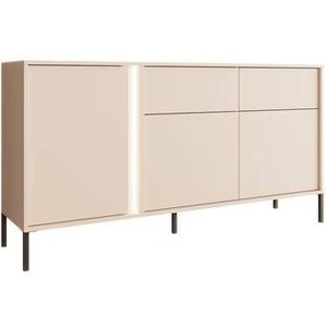 Meubella - Dressoir Desert - Beige - 153 cm - 2 lades