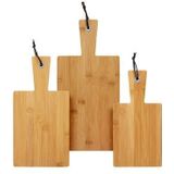 Lisomme Dille houten serveerplank bamboe - set van 3