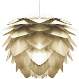 Umage Silvia Medium hanglamp brushed brass - met koordset wit - � 50