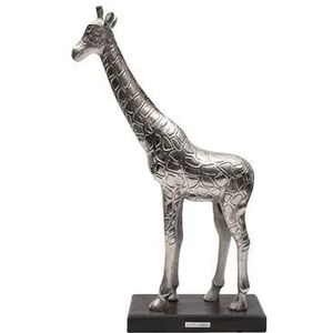 Riviera Maison beeldje Zilver - RM Classic Giraffe - Aluminium