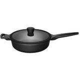 Sola Fair Cooking Hapjespan - Ø 28 cm - Aluminium Pan met Anti-aanbaklaag - Zwart/Wit