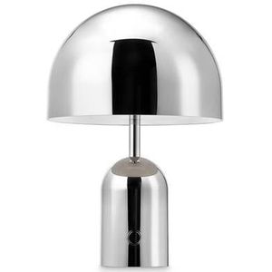 Tom Dixon Bell tafellamp LED oplaadbaar zilver