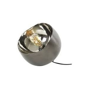 MOOS Logan Tafellamp - � 28 cm - Zwart/Nikkel