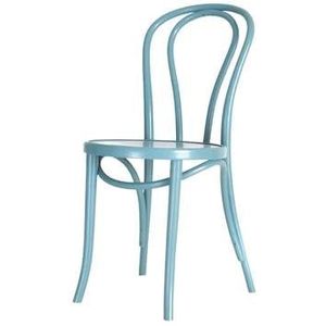 Fameg Vienna Thonet No.14 Houten Bistrostoel Blauw