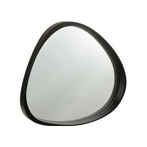 J-Line spiegel Giles - glas - zwart - small