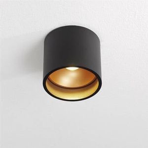 Artdelight Plafondlamp Orleans � 11 cm H 10 cm zwart-goud