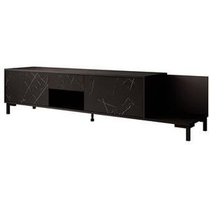 Meubella - TV-Meubel Masimo - Zwart Marmer - 195 cm