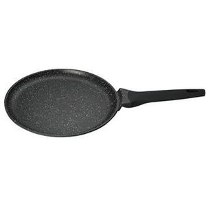 Sola Fair Cooking Crepepan - Ø 28 cm - Aluminium Pannenkoekenpan - Zwart/Wit