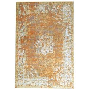 Flycarpets Sarande Vloerkleed Vintage - Geel / Oranje - Laagpolig - 120x170 cm