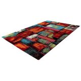 Flycarpets Vistoso Kleurrijk Multi Vloerkleed Blokjes