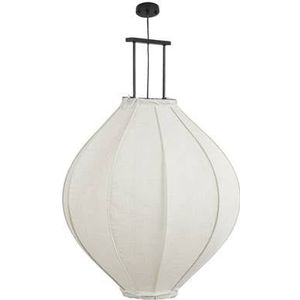 Mica Decorations Pego Hanglamp - H94 x �70 cm - Linnen - Off White