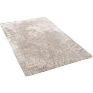 Flycarpets Curacao Shaggy Velours Vloerkleed - 160x230 cm - Crème - Hoogpolig