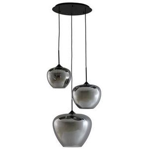 Light & Living Hanglamp Mayson - Smoke Glas - Ø40cm - 3L - Modern - Hanglampen Eetkame - Slaapkame