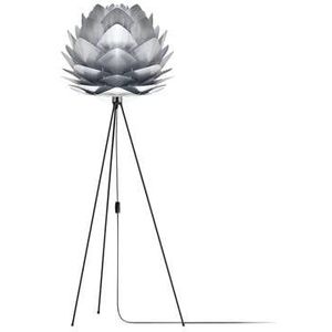 Umage Silvia Medium vloerlamp brushed steel - met tripod zwart - � 50