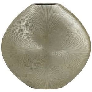 PTMD Tiro Ovale Bloempot - 59 x 10 x 56 cm - Aluminium - Goud