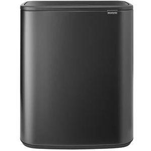 Brabantia Bo Touch Bin Prullenbak - 60 liter - Confident Grey