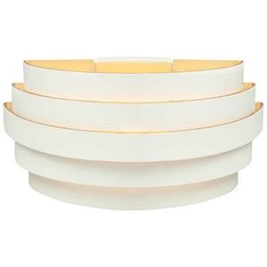 Highlight Wandlamp Scudo B 25 cm wit goud