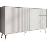 Meubella - Dressoir Winq - Wit - 180 cm