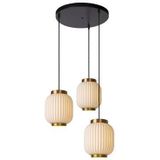 Lucide GOSSE - Hanglamp - 3xE27 - Wit