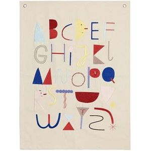 ferm LIVING Alfabet Poster - H 70 x B 50 cm