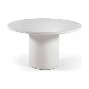 Giga Living - Eettafel Off White Rond 135cm - Beton Cir� Tafel