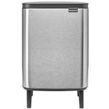 Brabantia Bo Hi Prullenbak - 12 liter - Matt Steel Fingerprint Proof